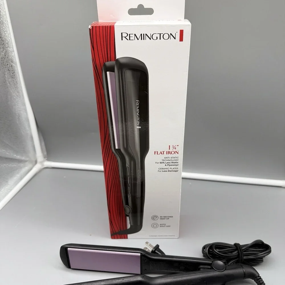 Remington S5520 1 3/4 Inch Wide Digital‎ Anti Static Ceramic Hair Straightener